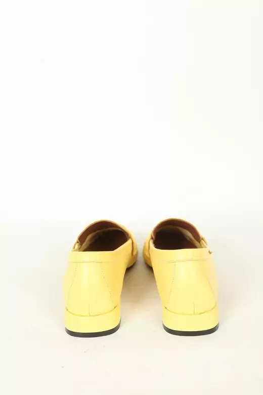 Kadın Deri Babet Mavi