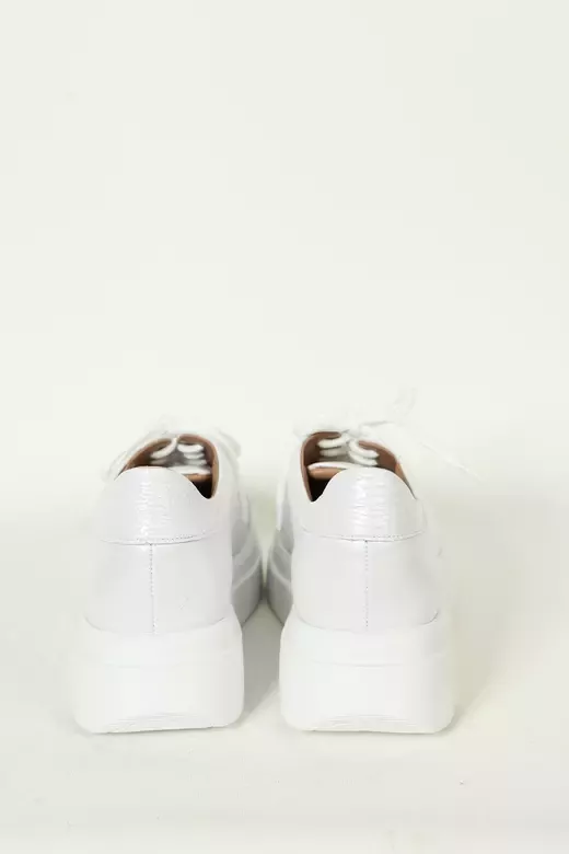 Kadın Camel Hakiki Deri Sneakers