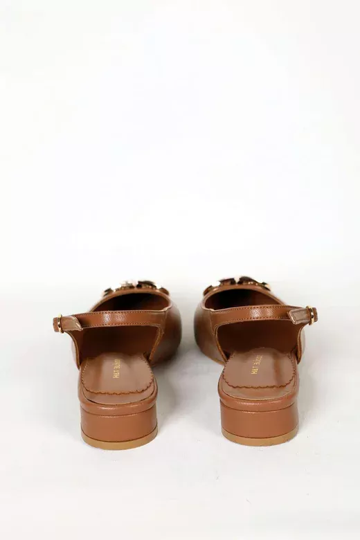 Kadın Taba Hakiki Deri Ayakkabı