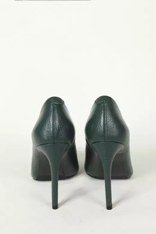 Kadın Deri Stiletto Siyah