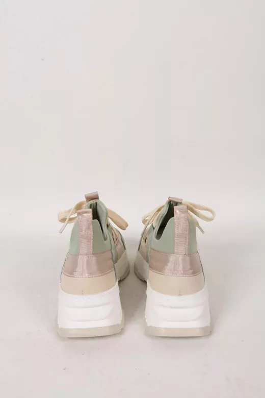 Kadın Deri Sneaker Yeşil