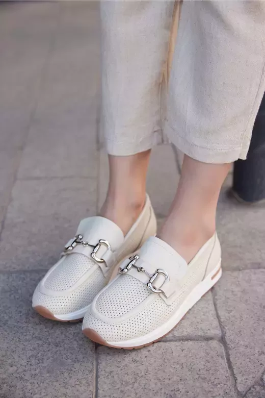 Kadın Siyah Hakiki Deri Loafer