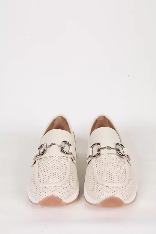 Kadın Siyah Hakiki Deri Loafer