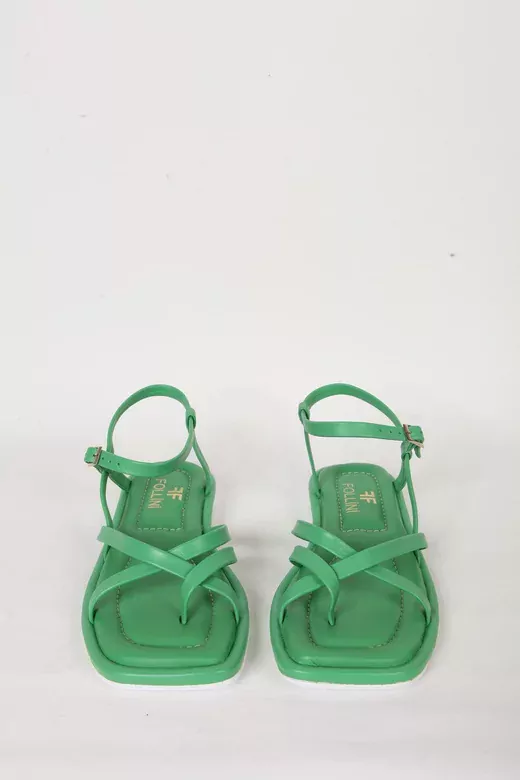 Kadın Siyah Hakiki Deri Sandalet