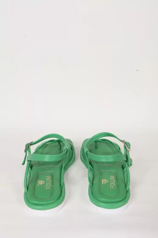 Kadın Siyah Hakiki Deri Sandalet