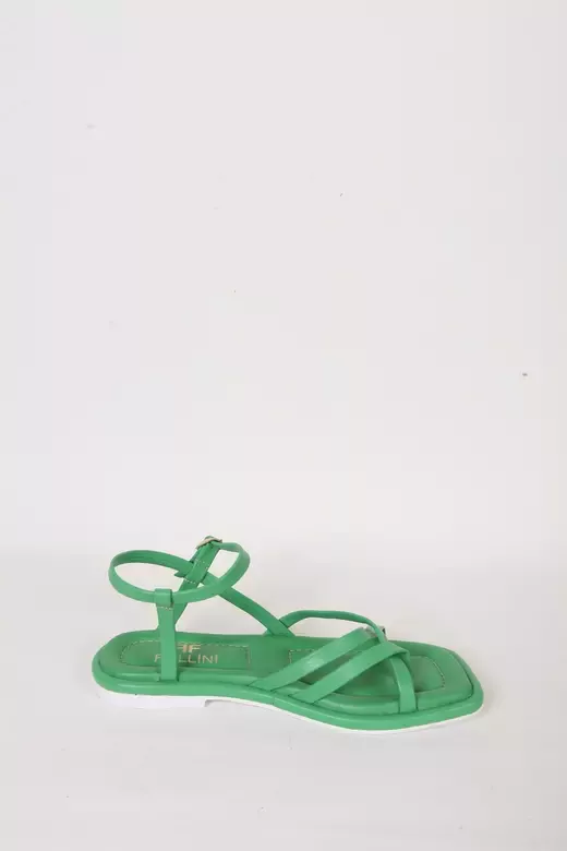 Kadın Siyah Hakiki Deri Sandalet