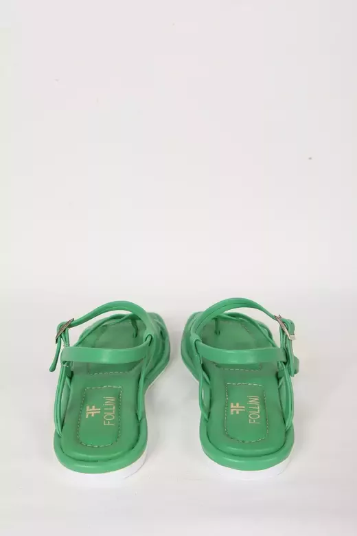 Kadın Siyah Hakiki Deri Sandalet