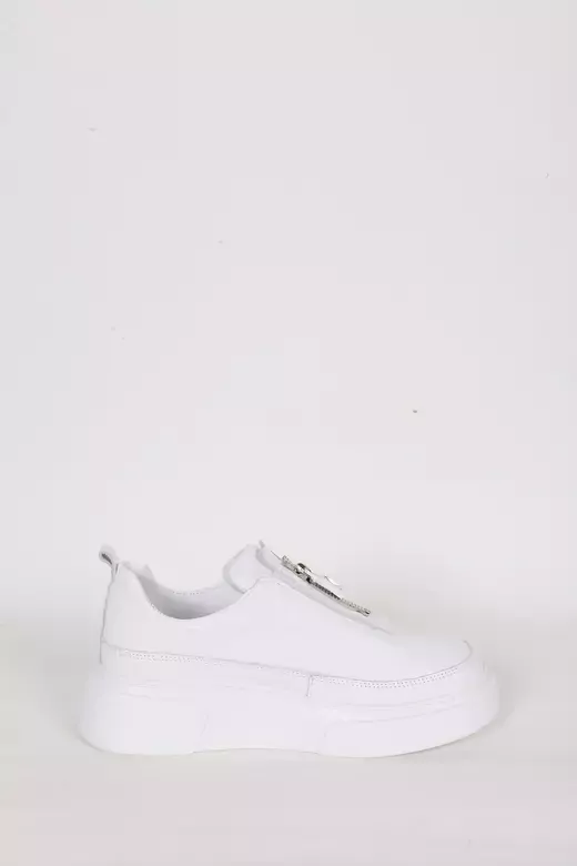 Kadın Deri Sneaker Beyaz