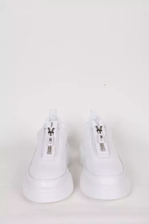 Kadın Deri Sneaker Beyaz