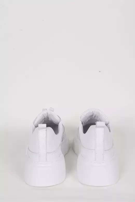 Kadın Deri Sneaker Beyaz