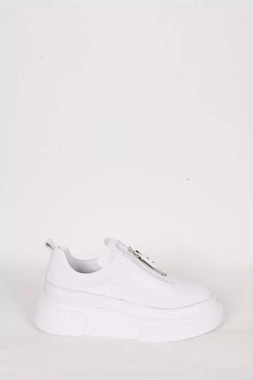 Kadın Deri Sneaker Beyaz
