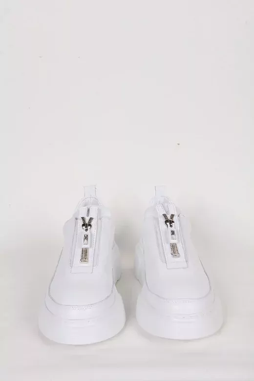 Kadın Deri Sneaker Beyaz