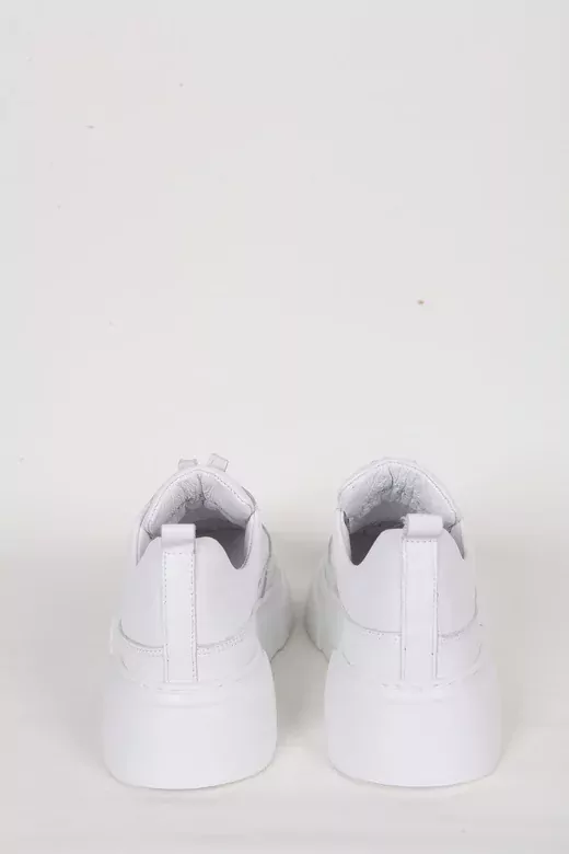 Kadın Deri Sneaker Beyaz