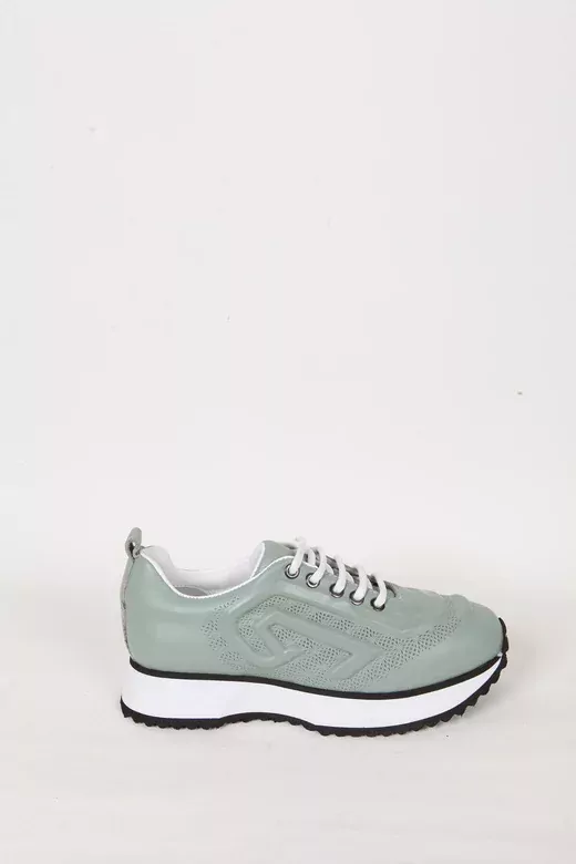 Kadın Beyaz Hakiki Deri Sneaker Spor Ayakkabı