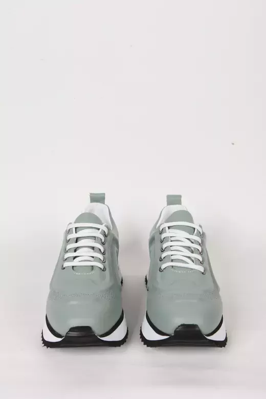 Kadın Beyaz Hakiki Deri Sneaker Spor Ayakkabı