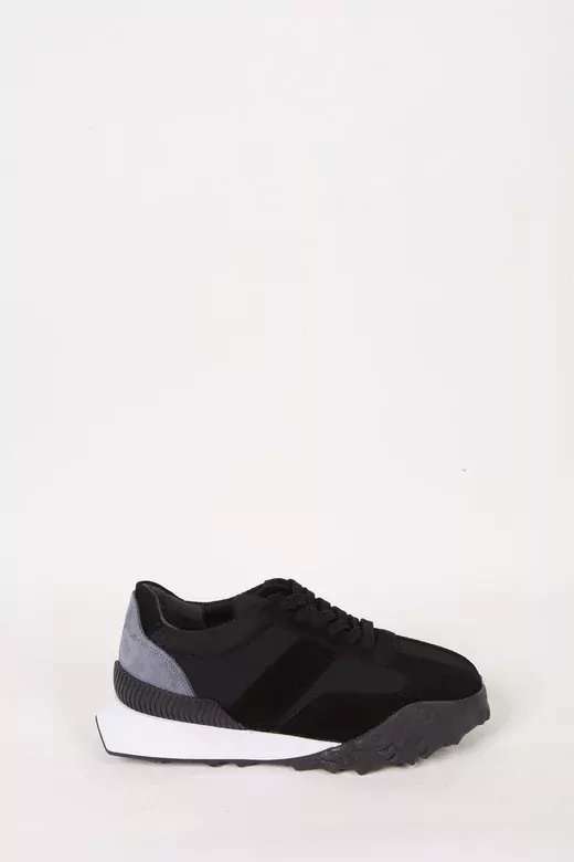 Kadın Deri Sneaker Siyah