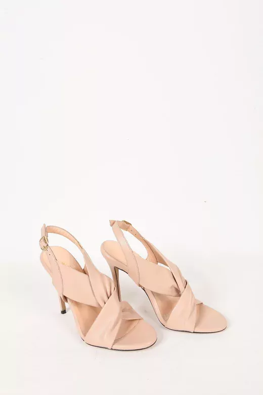 Kadın Deri Ayakkabı Topuklu Siyah