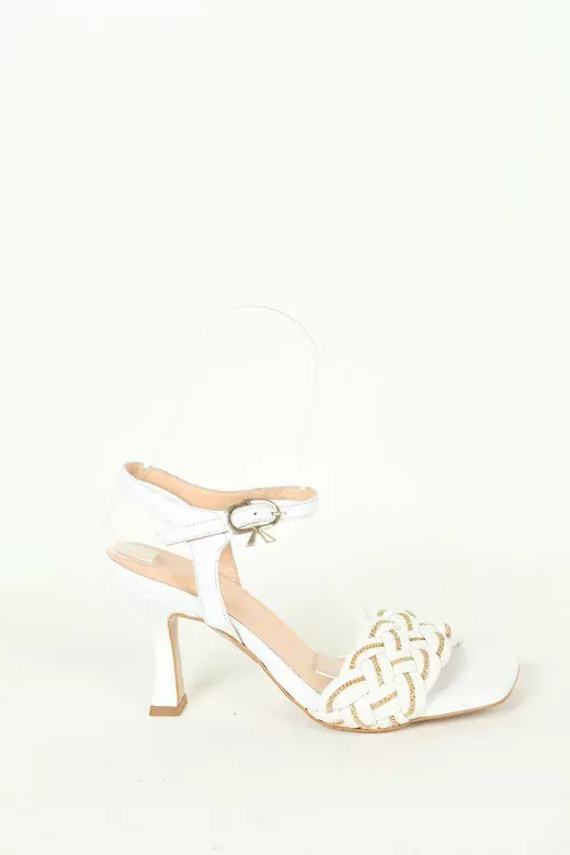 Kadın Detay Örgülü Sandalet