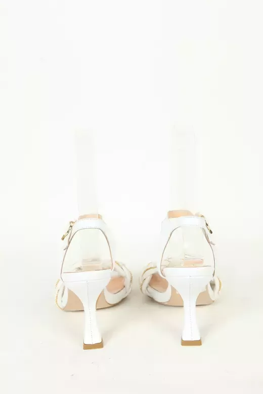 Kadın Detay Örgülü Sandalet