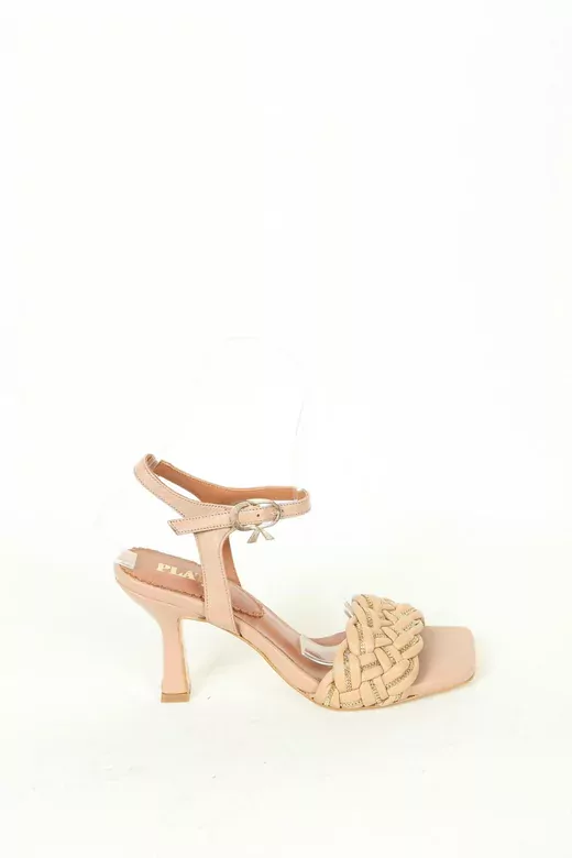 Kadın Detay Örgülü Sandalet