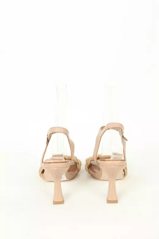 Kadın Detay Örgülü Sandalet