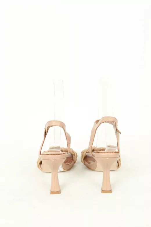 Kadın Detay Örgülü Sandalet