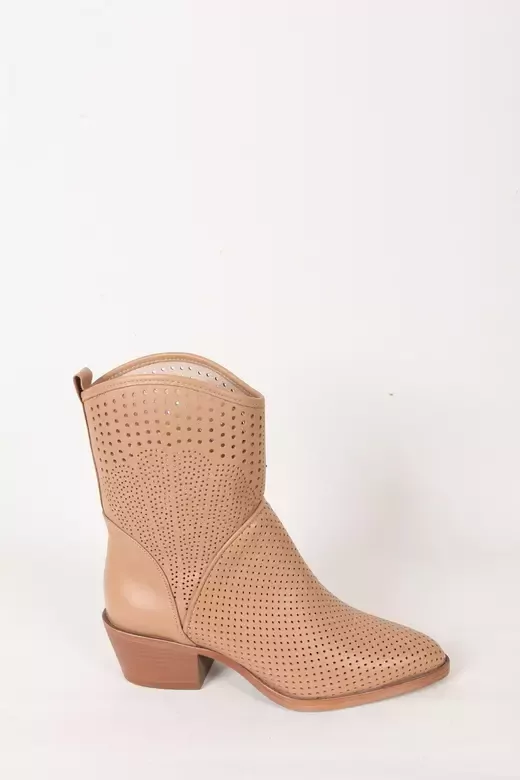 Kadın Hakiki Deri Yazlık Bot