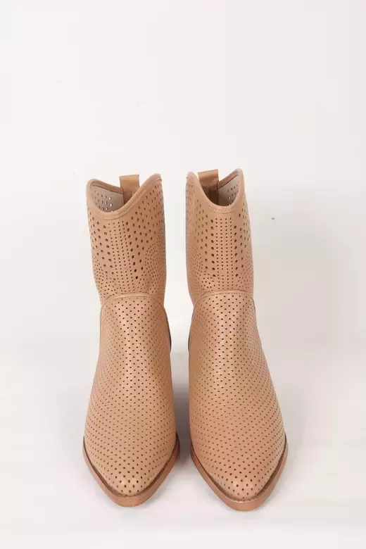 Kadın Hakiki Deri Yazlık Bot