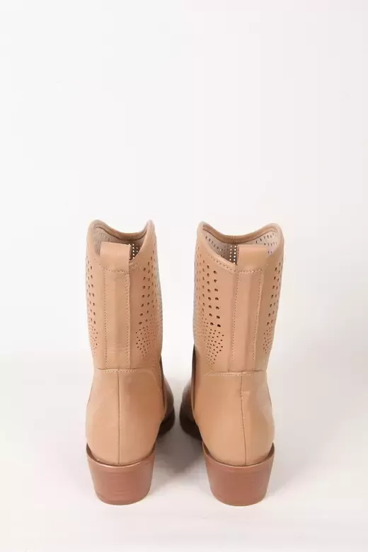 Kadın Hakiki Deri Yazlık Bot