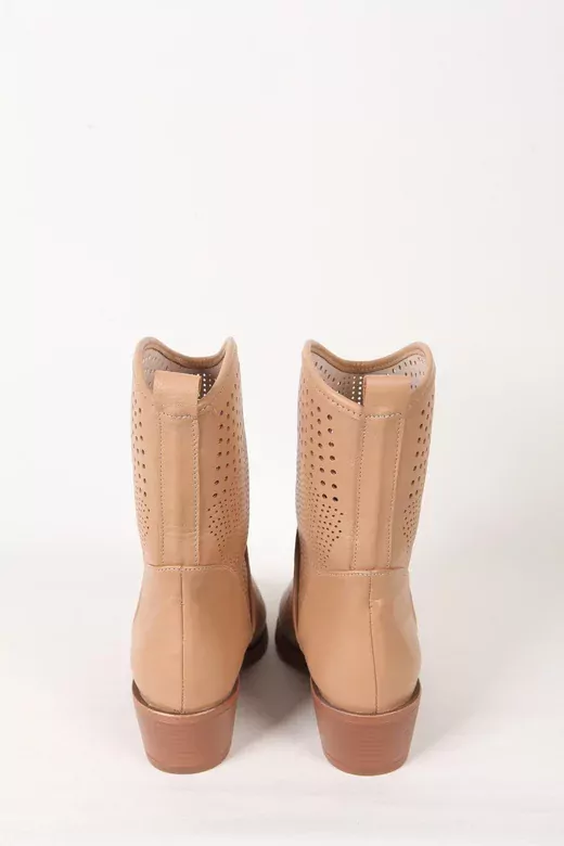 Kadın Hakiki Deri Yazlık Bot