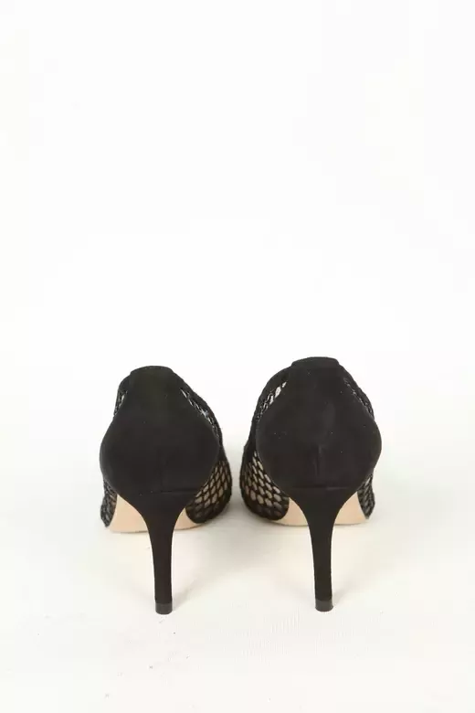 Kadın Deri Ayakkabı Aksesuar Detaylı Siyah