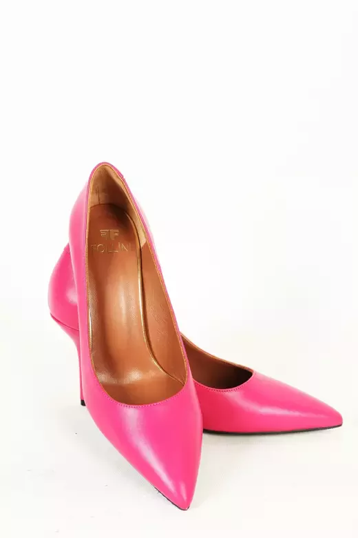 Kadın Yeşil Hakiki Deri Stiletto