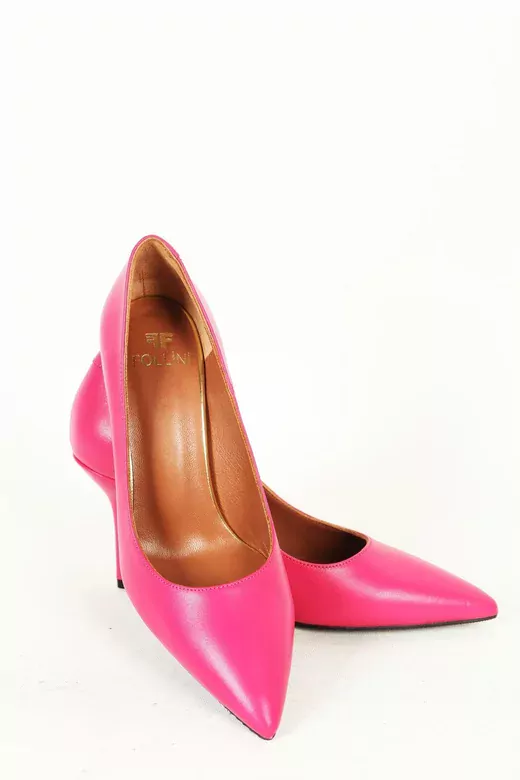 Kadın Yeşil Hakiki Deri Stiletto