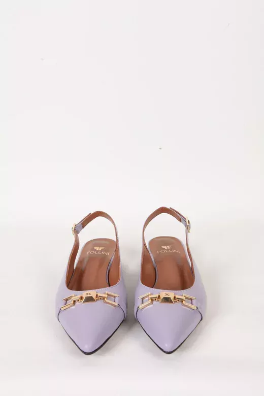 Kadın Siyah Hakiki Deri Topuklu Sandalet