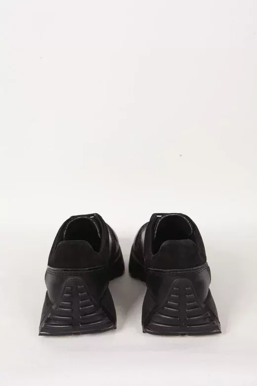 Kadın Deri Sneaker Siyah