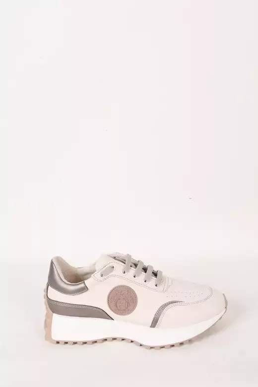 Kadın Deri Sneaker Krem