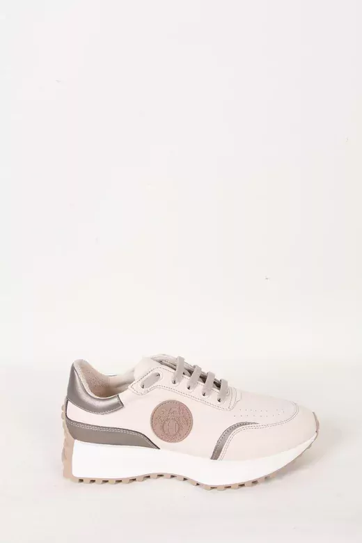 Kadın Deri Sneaker Krem