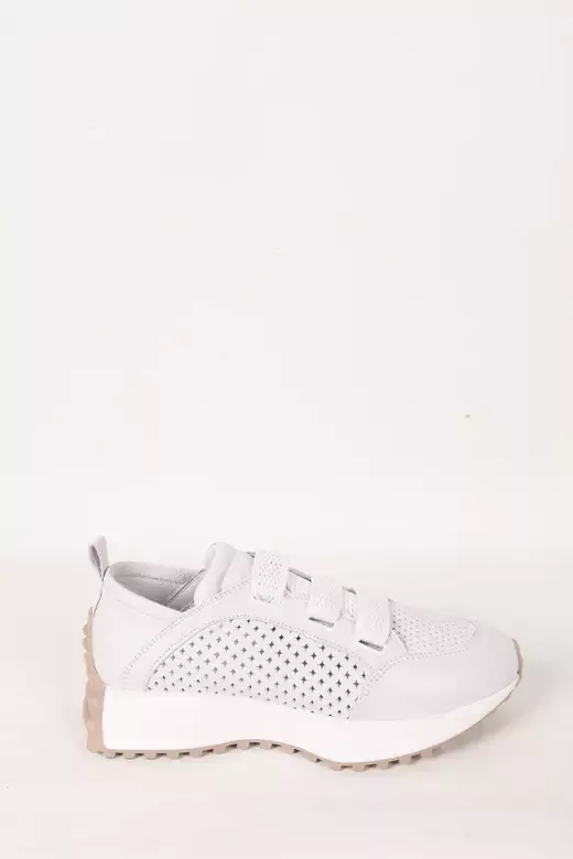 Kadın Beyaz Hakiki Deri Snekear