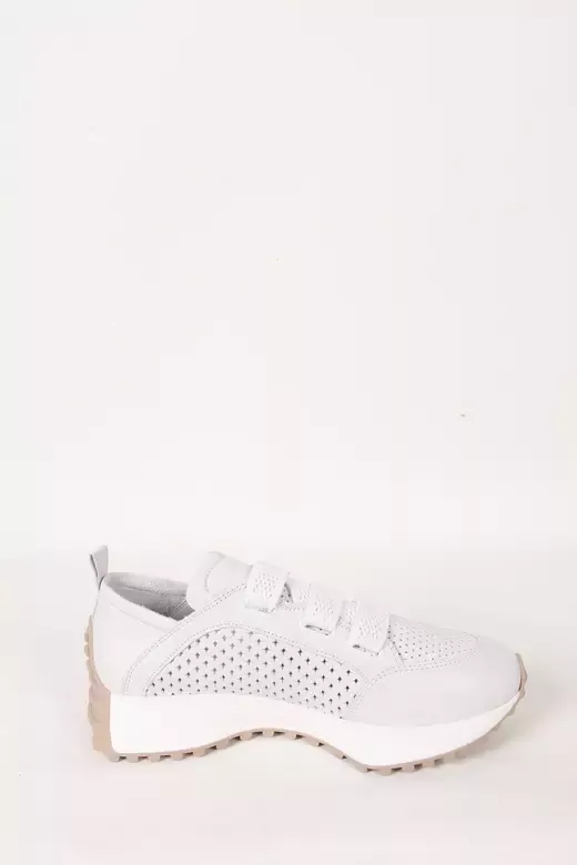 Kadın Beyaz Hakiki Deri Snekear