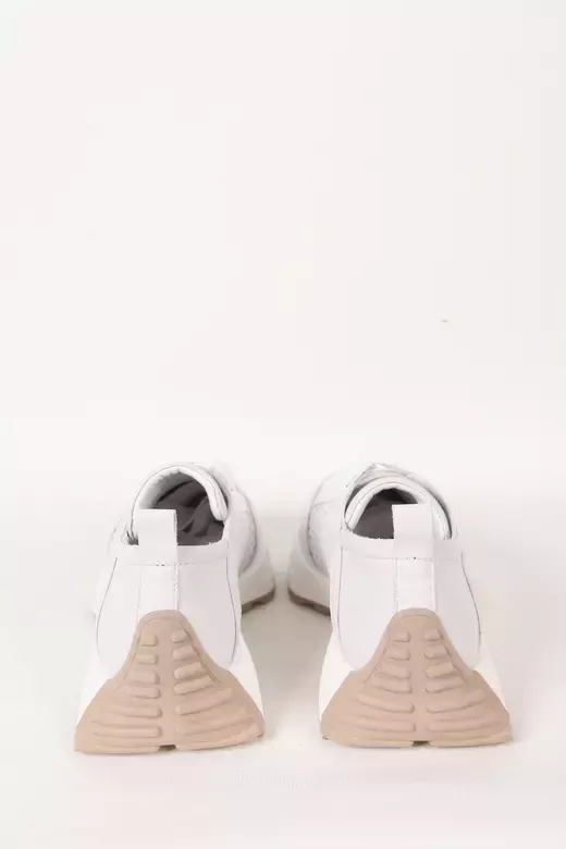 Kadın Beyaz Hakiki Deri Snekear