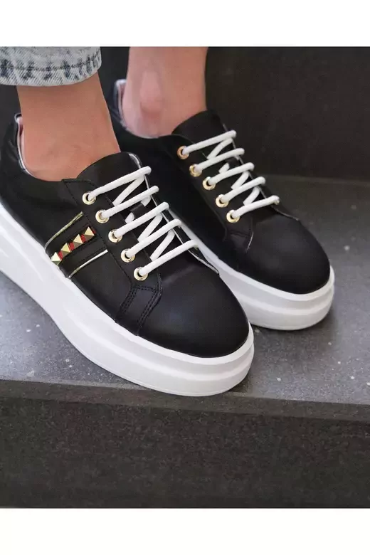 Kadın Deri Sneaker Beyaz