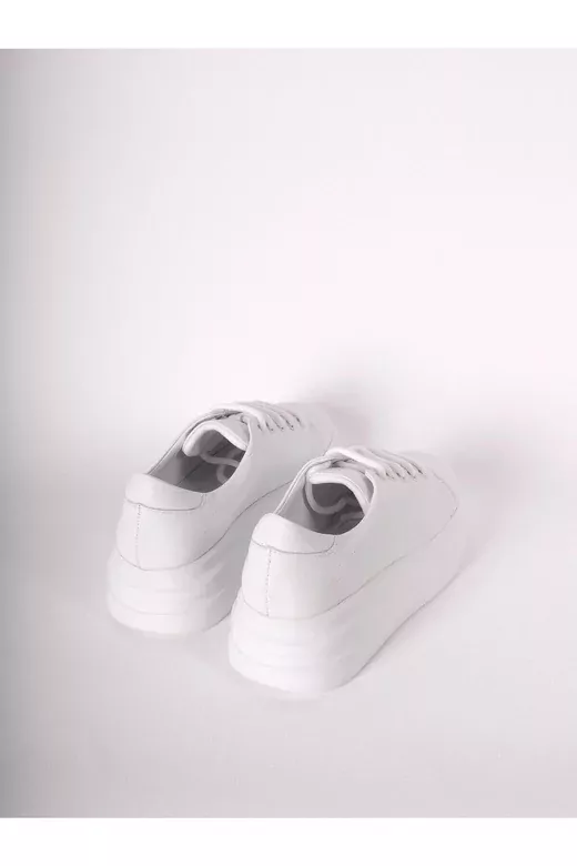 Kadın Deri Sneaker Vizon