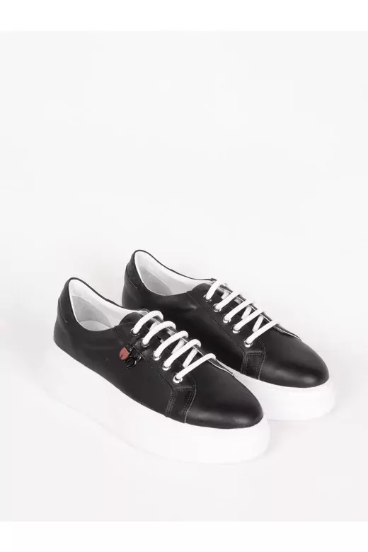 Kadın Hakiki Deri Aksesuar Detaylı Sneaker