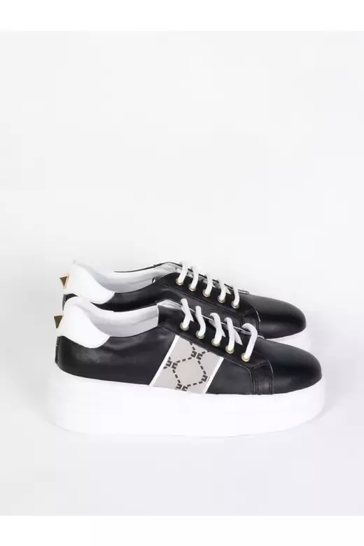 Kadın Hakiki Deri Aksesuar Detaylı Sneaker