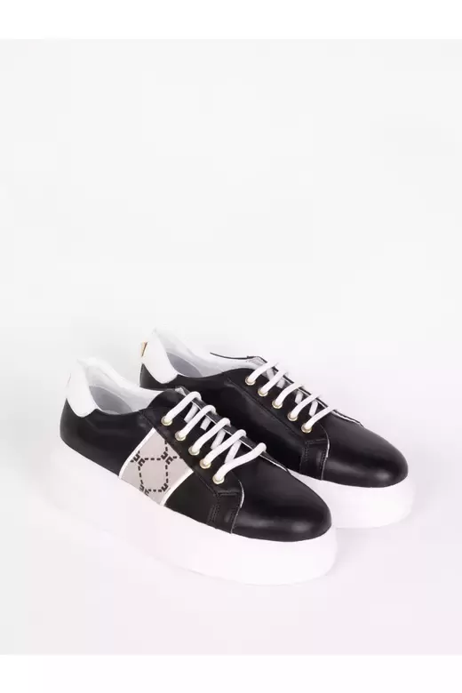 Kadın Hakiki Deri Aksesuar Detaylı Sneaker