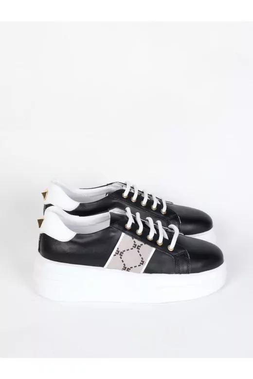 Kadın Hakiki Deri Aksesuar Detaylı Sneaker