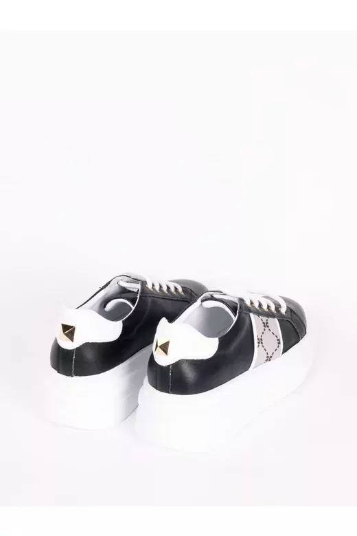 Kadın Hakiki Deri Aksesuar Detaylı Sneaker