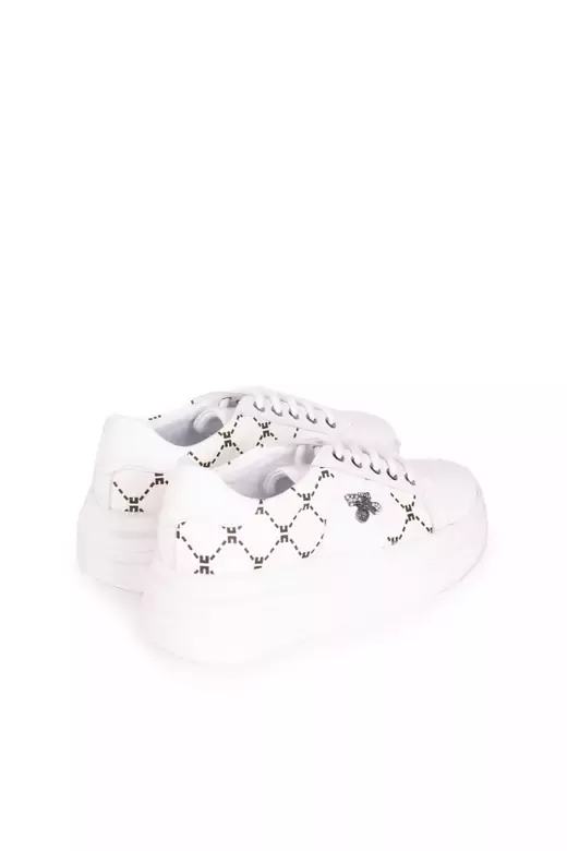 Kadın Hakiki Deri Aksesuar Detaylı Sneaker