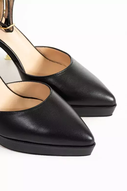 Kadın Platformlu Bilek Taş Detaylı Topuklu Ayakkabı