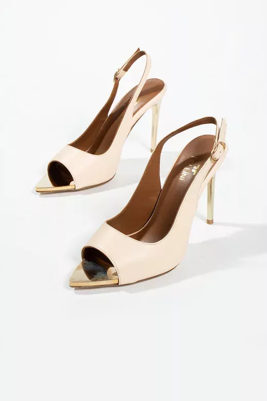 Kadın Deri Ayakkabı Açık Vizon